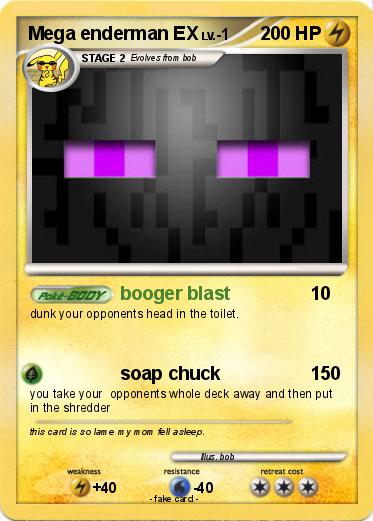 Pokemon Mega enderman EX