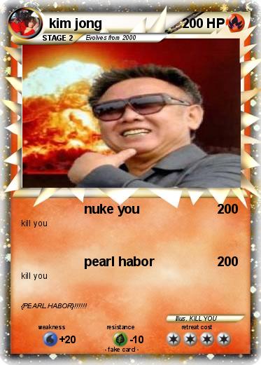 Pokemon kim jong
