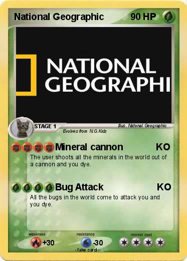 Pokemon National Geographic