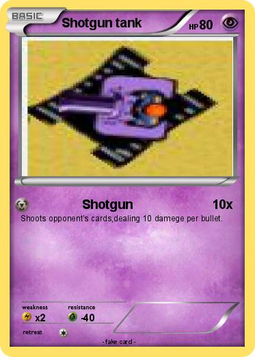 Pokemon Shotgun tank