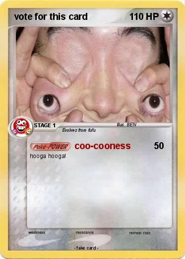 Pokemon vote for this card