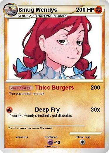 Pokemon Smug Wendys
