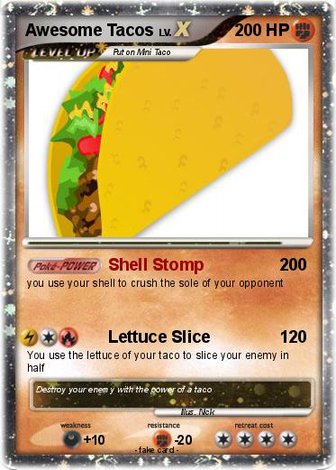 Pokemon Awesome Tacos Pokemon Awesome Tacos