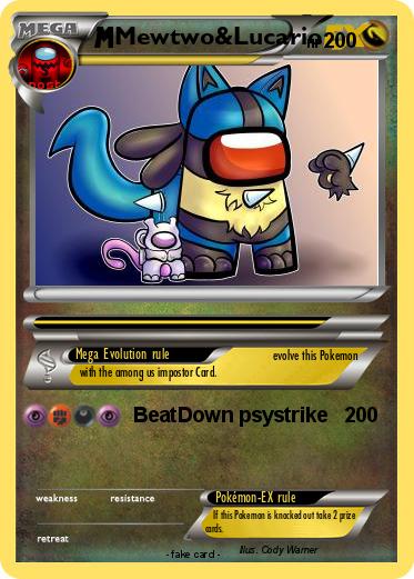 Pokemon Mewtwo&Lucario
