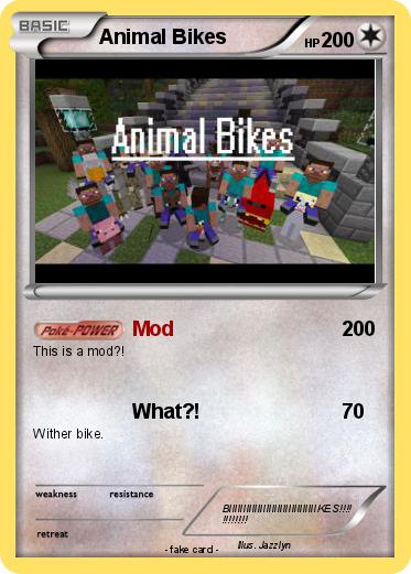 Pokemon Animal Bikes