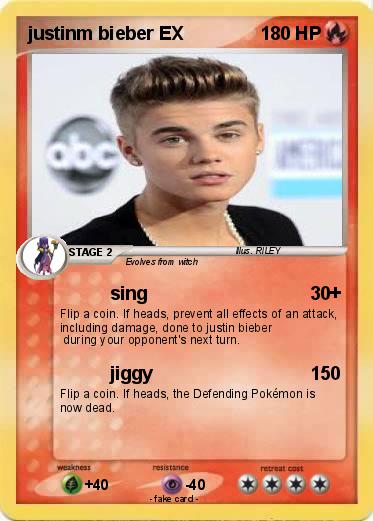 Pokemon justinm bieber EX
