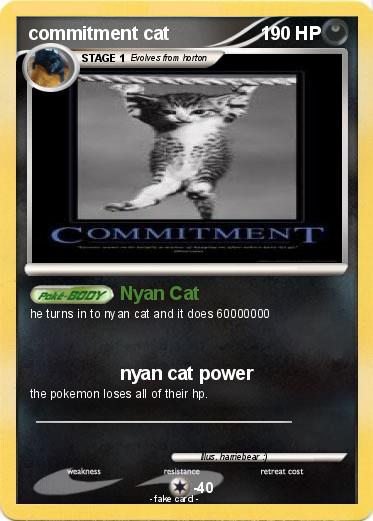 Pokemon commitment cat