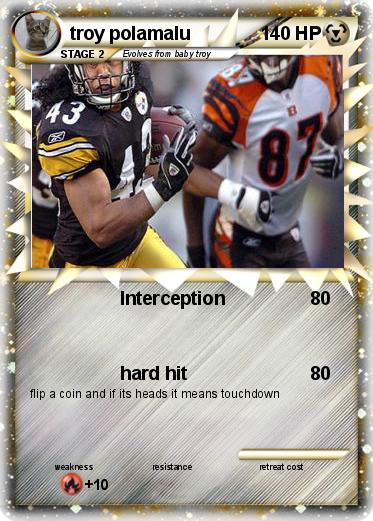 Pokemon troy polamalu