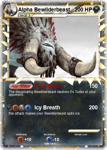 Pokemon Alpha Bewilderbeast