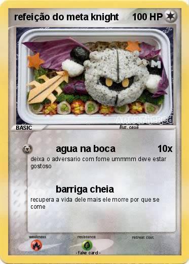 Pokemon refeição do meta knight