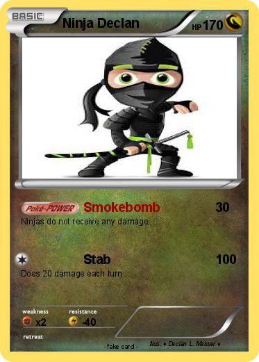Pokemon Ninja Declan