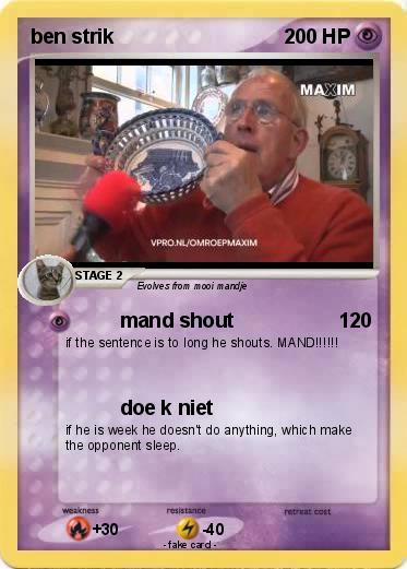 Pokemon ben strik