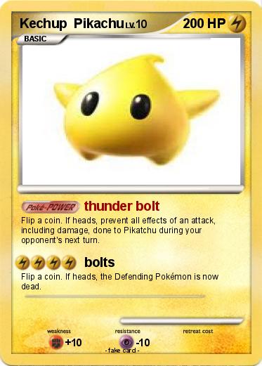 Pokemon Kechup  Pikachu