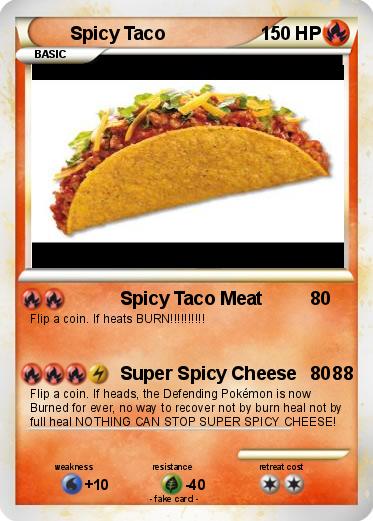 Pokemon Spicy Taco