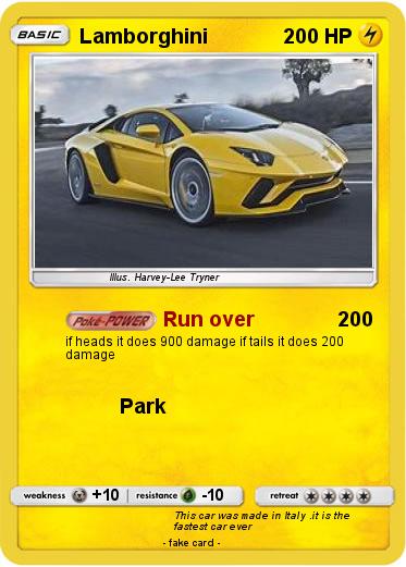 Pokemon Lamborghini