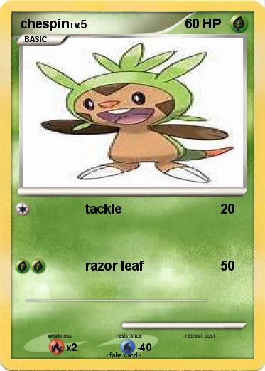Pokemon chespin