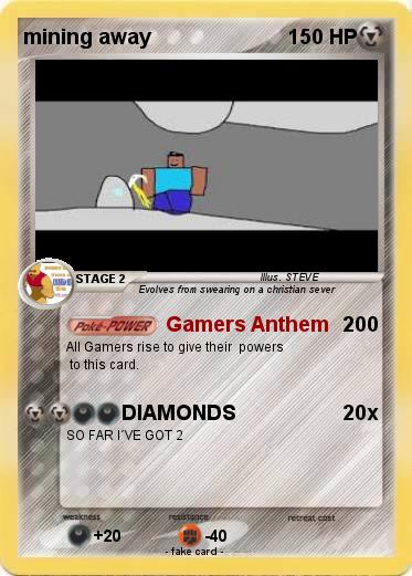Pokemon mining away