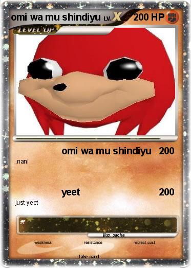 Pokemon omi wa mu shindiyu