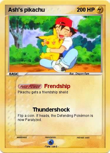 Pokemon Ash's pikachu