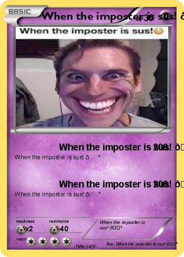 Pokemon When the imposter is sus! ?