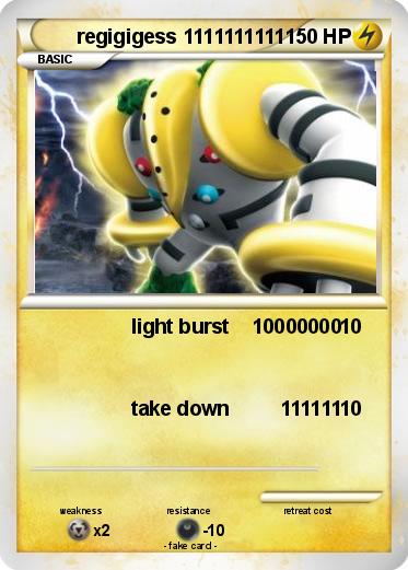 Pokemon regigigess 1111111111