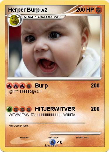 Pokemon Herper Burp