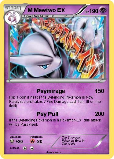 Pokemon M Mewtwo EX