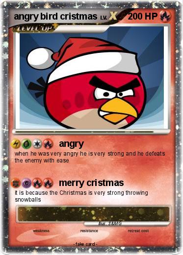 Pokemon angry bird cristmas