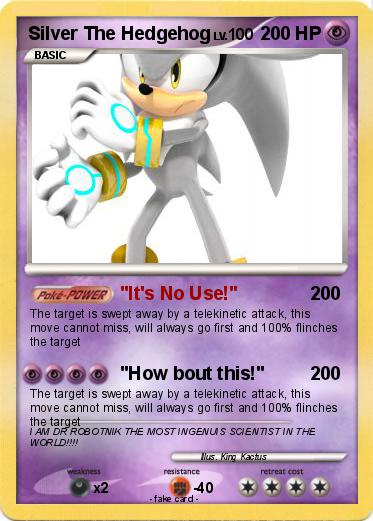 Pokemon Silver The Hedgehog