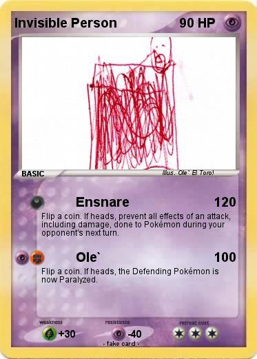 Pokemon Invisible Person