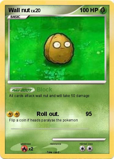 Pokemon Wall nut