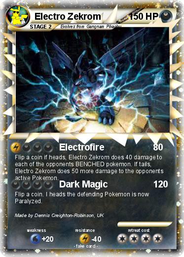 Pokemon Electro Zekrom