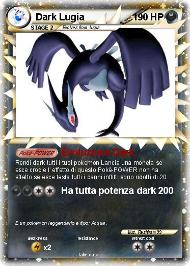 Pokemon Dark Lugia