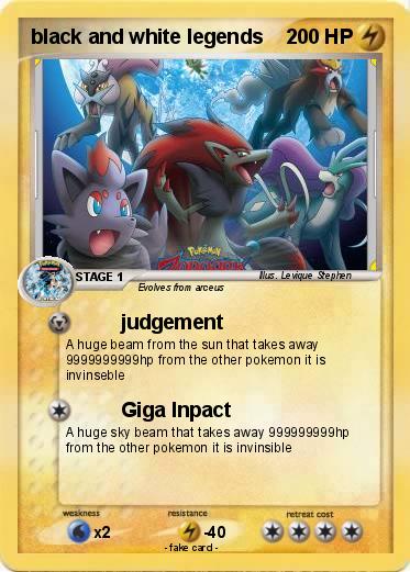 Pokemon black and white legends
