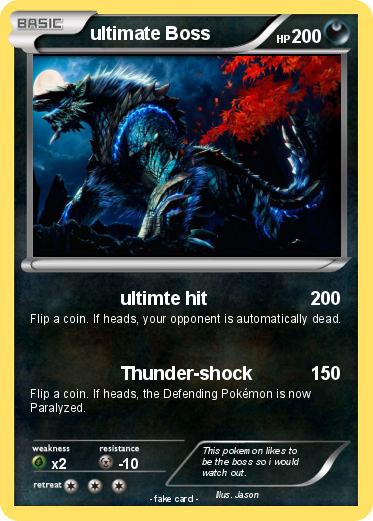 Pokemon ultimate Boss