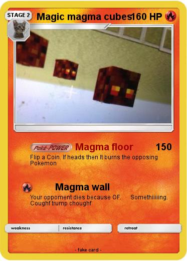 Pokemon Magic magma cubes