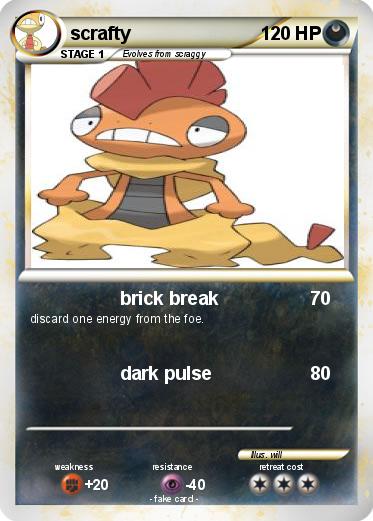 Pokemon scrafty