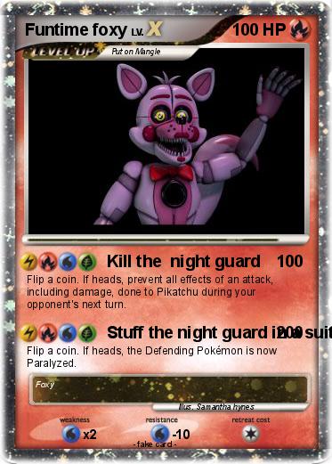 Pokemon Funtime foxy
