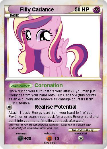 Pokemon Filly Cadance