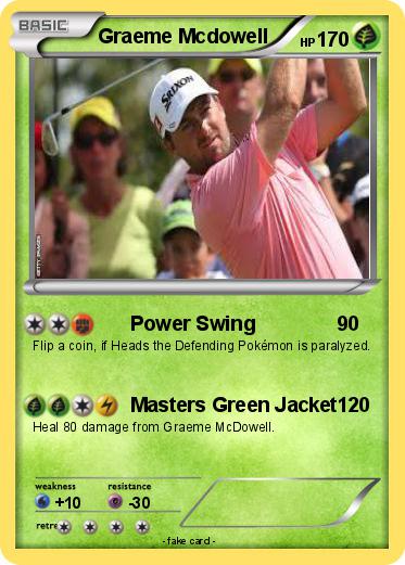 Pokemon Graeme Mcdowell