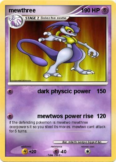 Pokemon mewthree