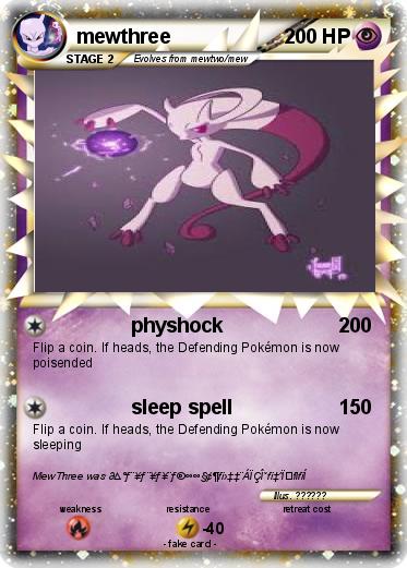 Pokemon mewthree