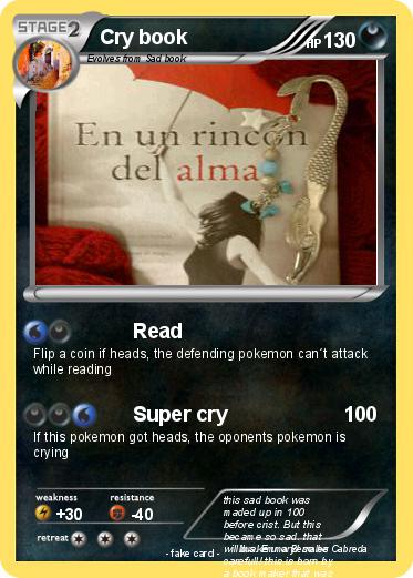 Pokemon Cry book