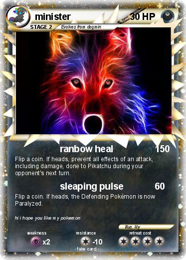 Pokemon minister