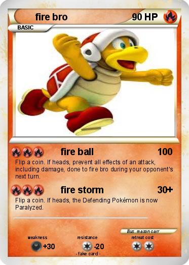 Pokemon fire bro