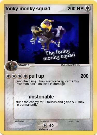 Pokemon fonky monky squad