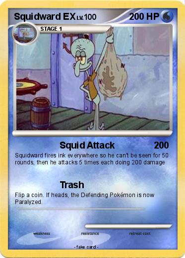 Pokemon Squidward EX