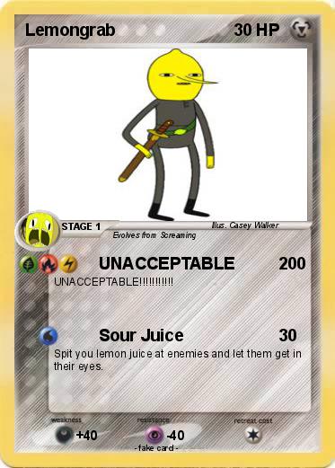 Pokemon Lemongrab