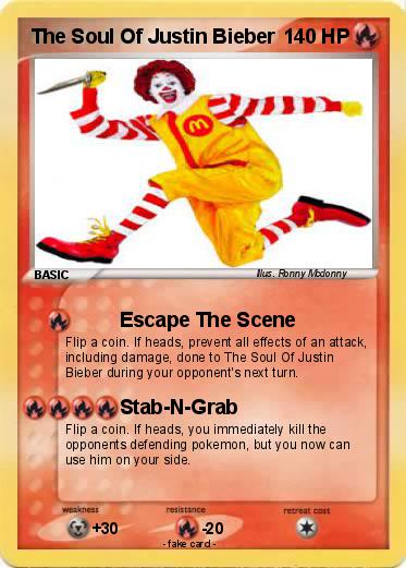 Pokemon The Soul Of Justin Bieber