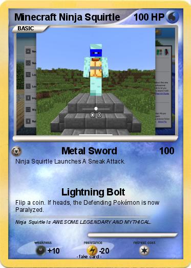 Pokemon Minecraft Ninja Squirtle